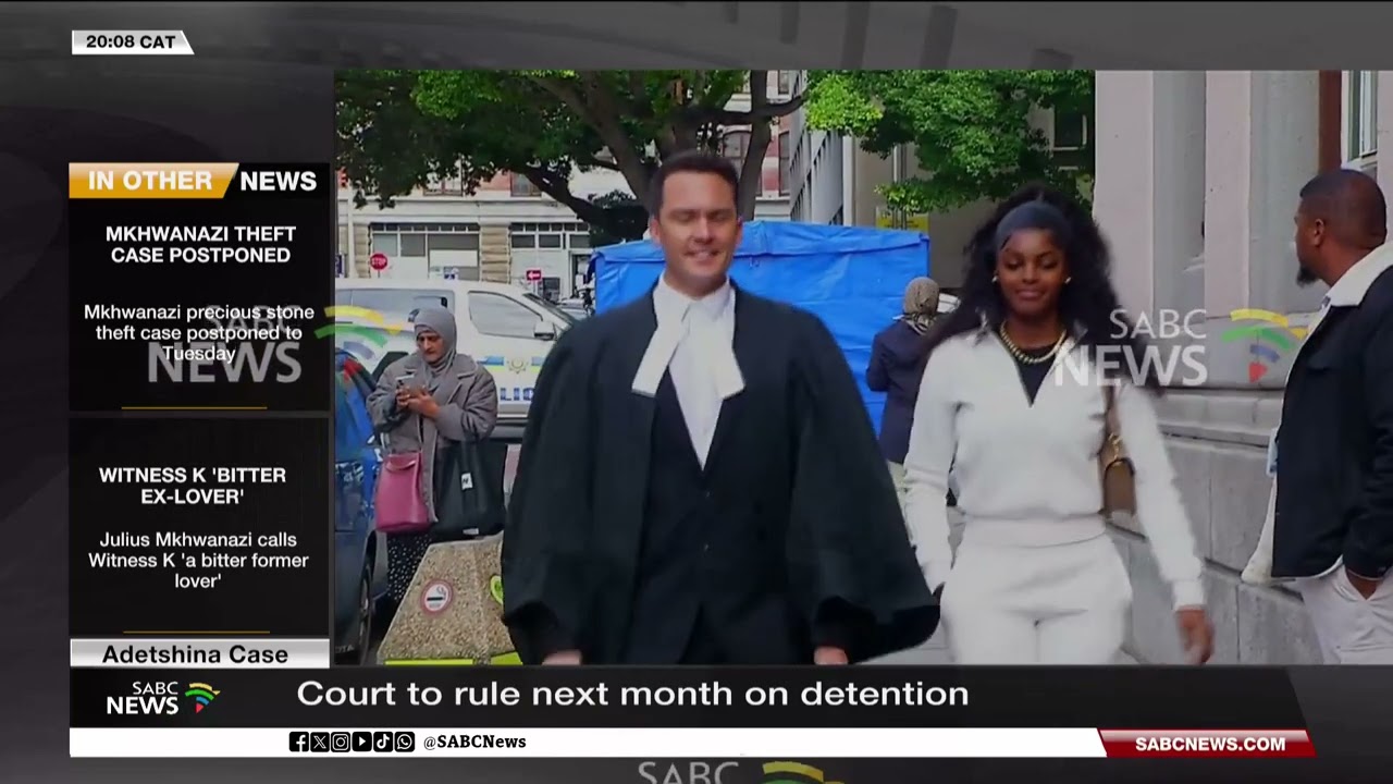 Adetshina case | Court to rule next month on detention
