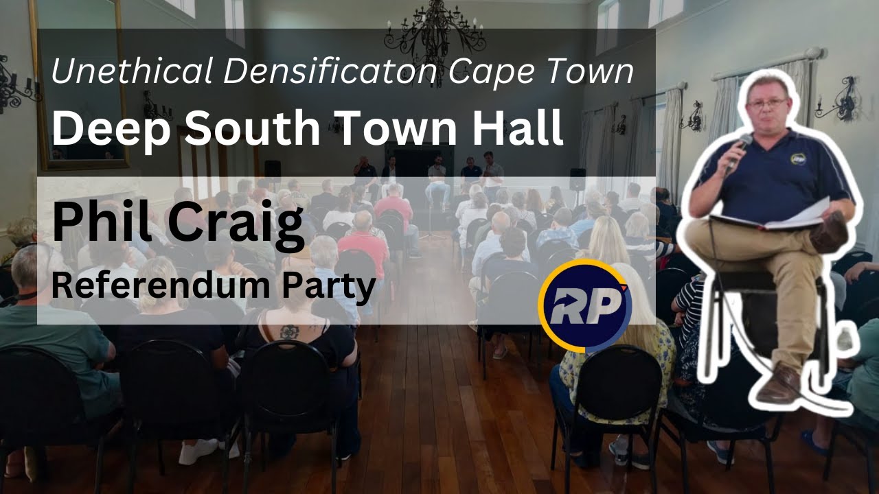 Phil Craig (RP) at the Deep South Town Hall