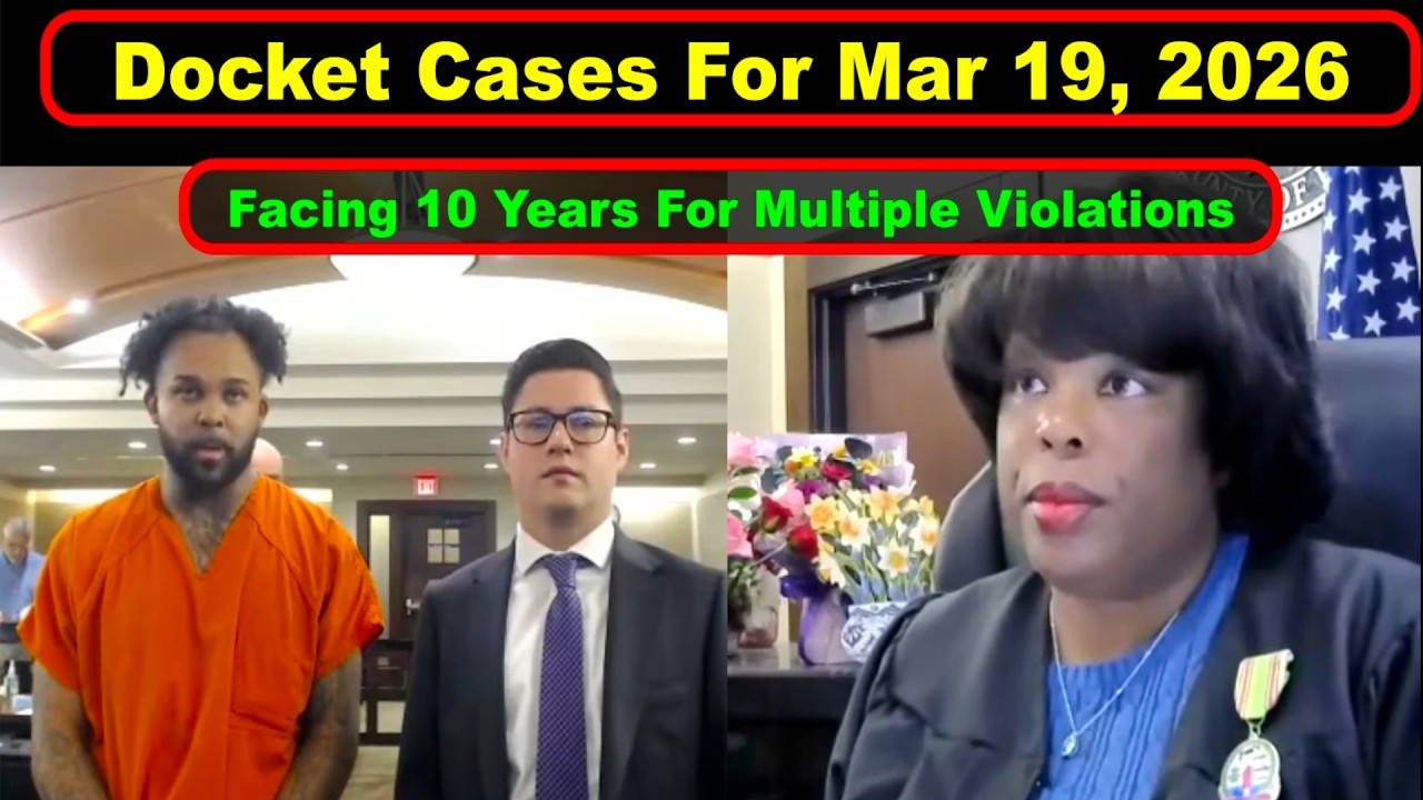 Judge Boyd's Docket From Mar 17th,  2026  - Vikky's Court Watch