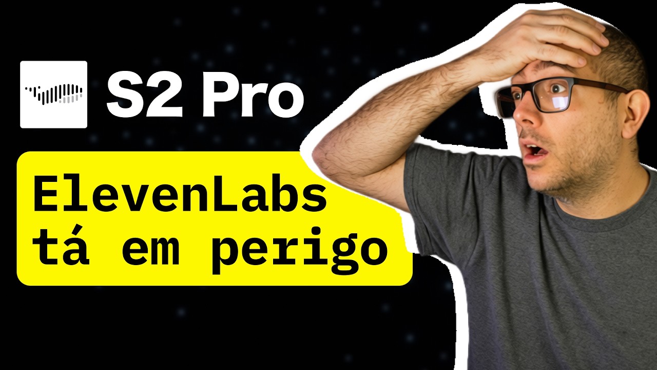 ElevenLabs tem um concorrente TOP: O S2 Pro da Fish Audio CLONA voz com PERFEIÇÃO e PRIVACIDADE