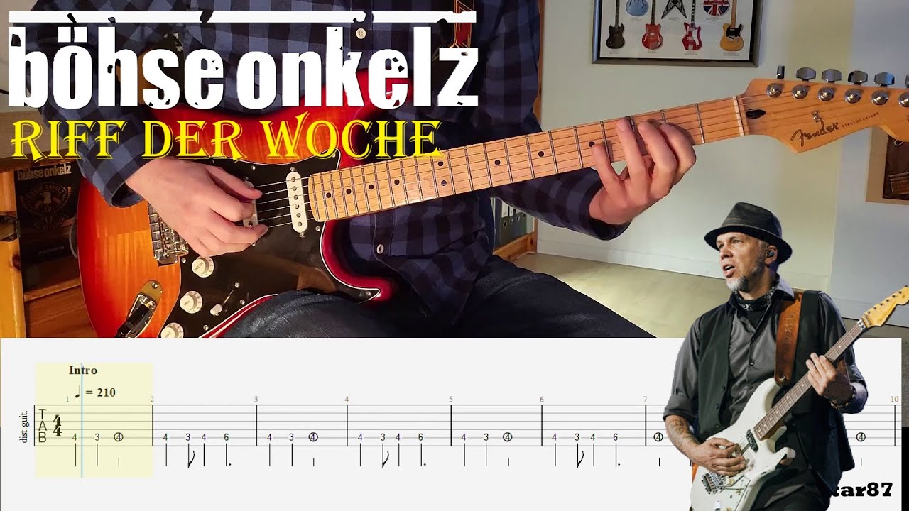 Riff der Woche #7 | Terpentin | Tutorial mit Tabs  (Böhse Onkelz)