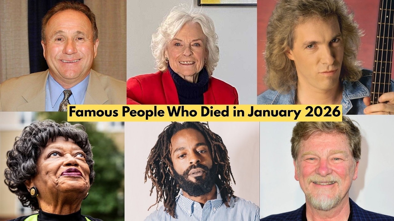 30+ Famous People Who Died in January 2026