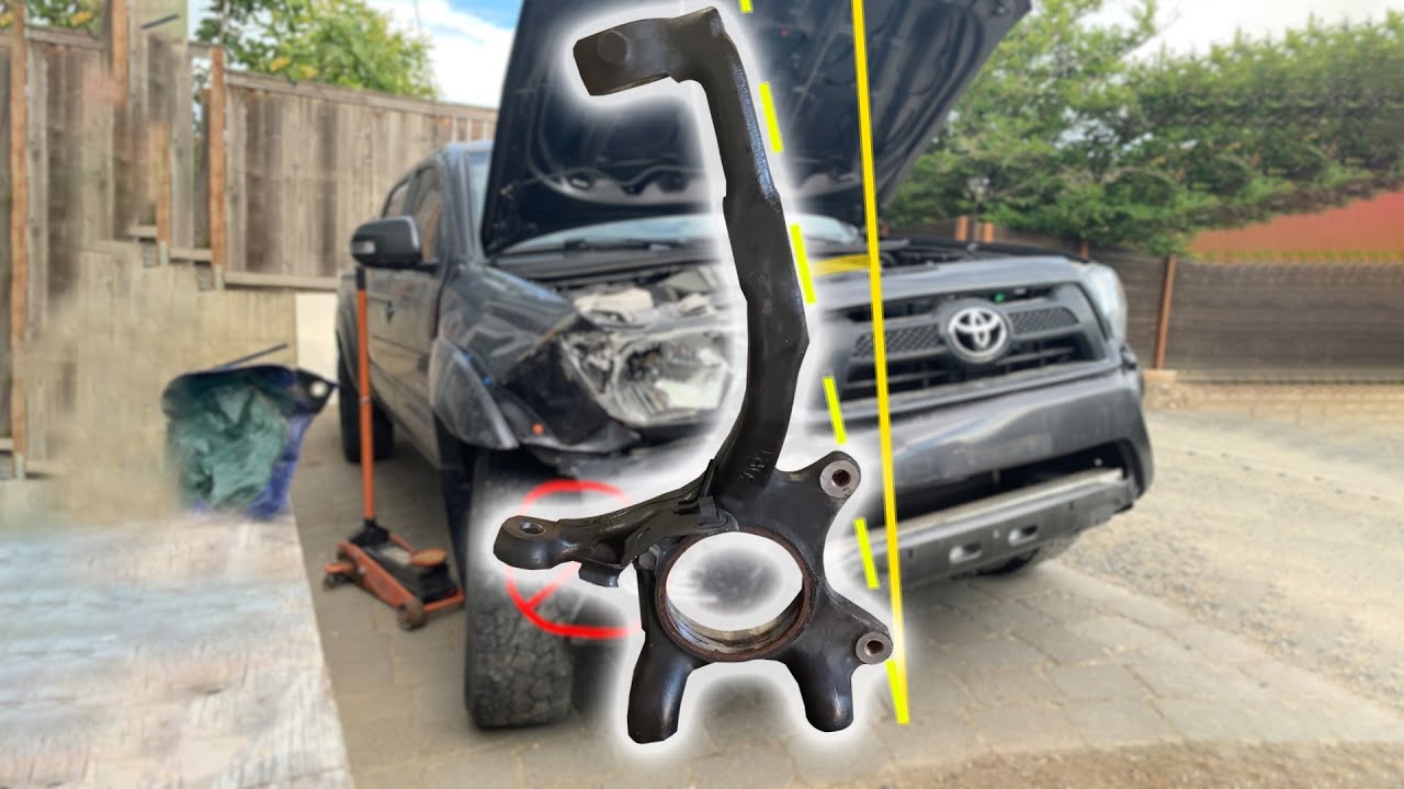 Fixed the Suspension on my Salvage Car? (SUPER BENT)