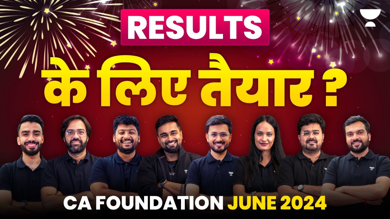 CA Foundation June 2024 Results का इंतजार कर रहे हो 🤔 Join us Live 🔴 Unacademy CA
