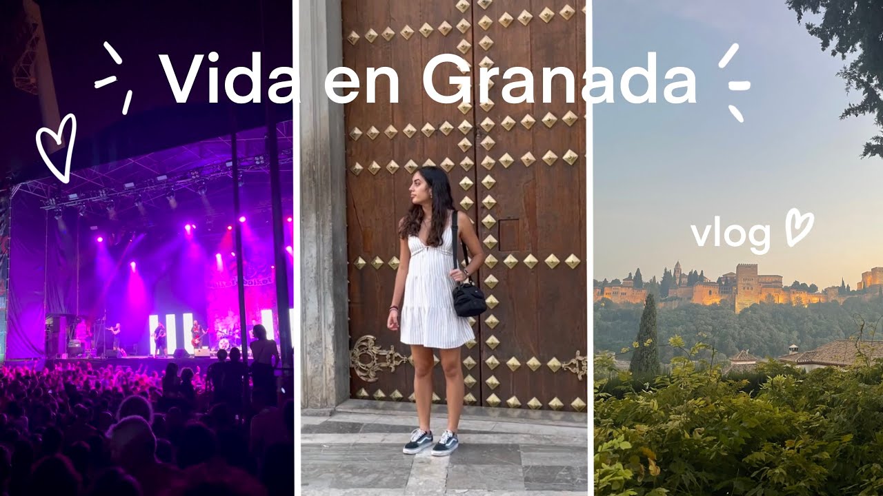 Vida en GRANADA vlog // ropa de segunda mano, concierto y fiestas del Zaidín