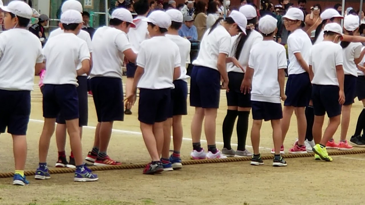 神倉小学校運動会❗綱引き🙌