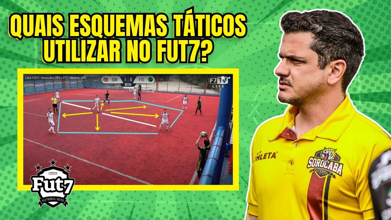 QUAIS ESQUEMAS T&Aacute;TICOS UTILIZAR NO FUT7?