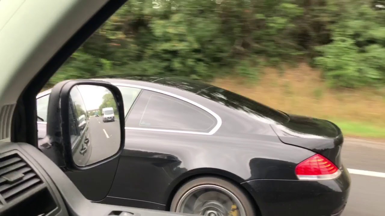 Bmw e63 650i exhaust brutal sound