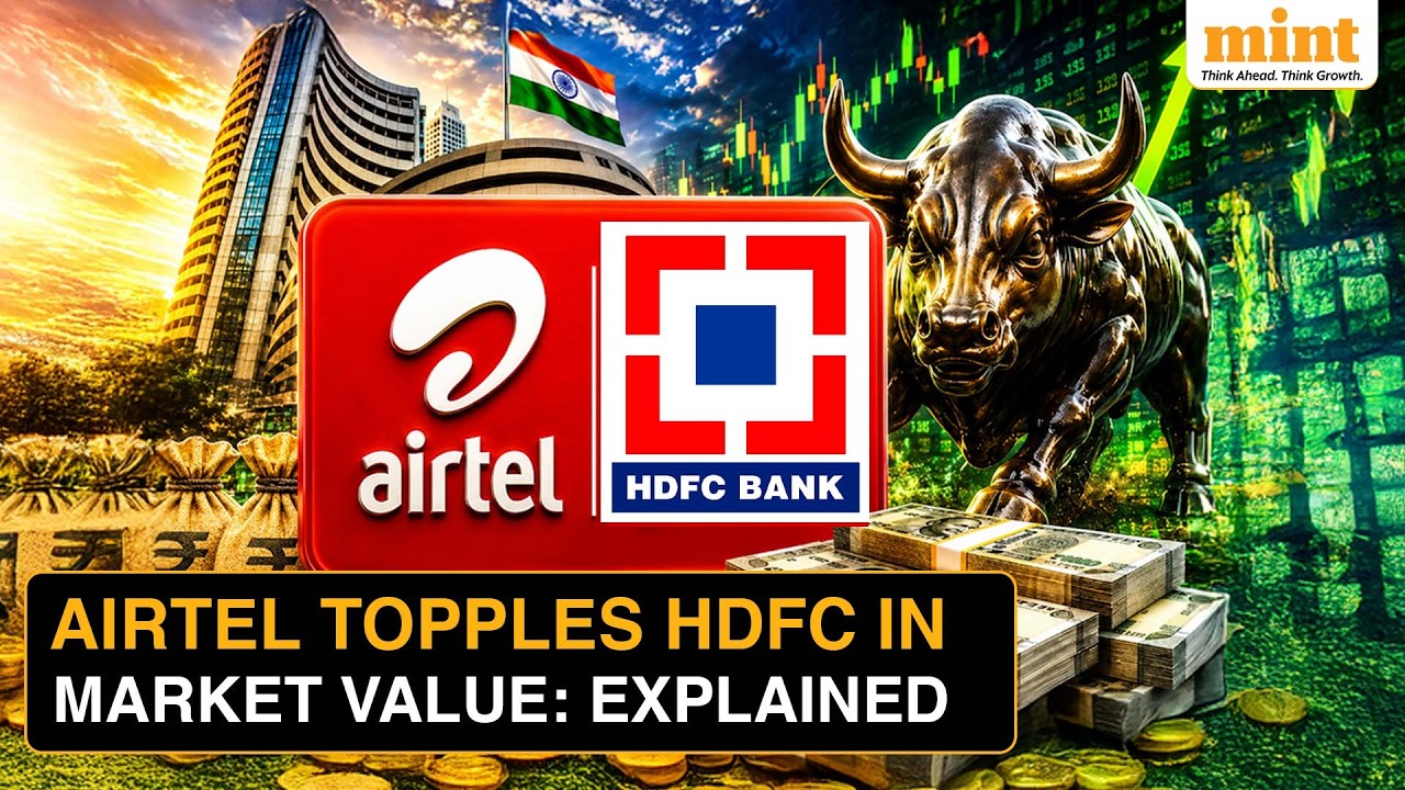 Airtel STUNS Dalal Street: Becomes India's 2nd-Most Valuable Company By Beating HDFC In Market Cap