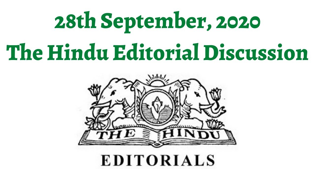28th September 2020 - The Hindu Editorial Discussion (Carbon Tax, Fiscal Deficit & Economic Growth)