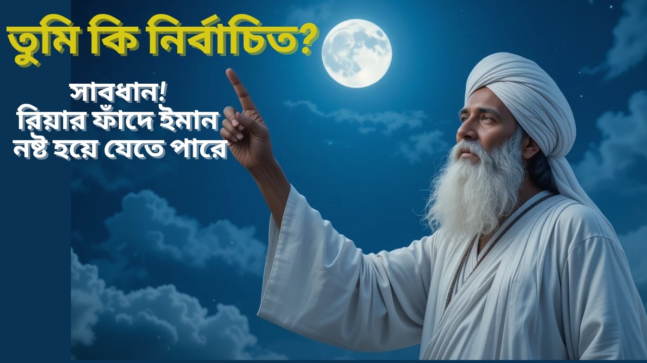 তুমি কি নির্বাচিত? সাবধান! রিয়ার ফাঁদে ইমান নষ্ট হয়ে যেতে পারে | Powerful Iman Reminder Bangla 2026