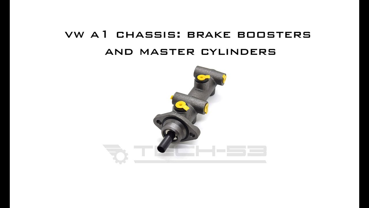 VW MK1 : Match the right master cylinder to your brake booster