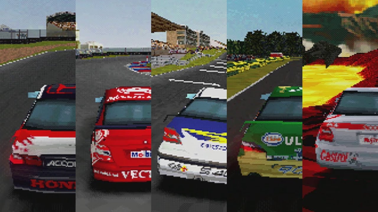 Every track in TOCA Touring Car Championship (PS1)