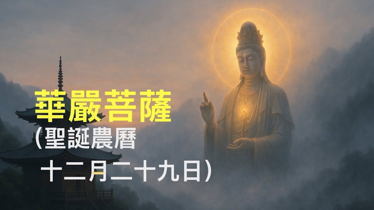 （26/02/16）華嚴菩薩（聖誕農曆十二月二十九日）