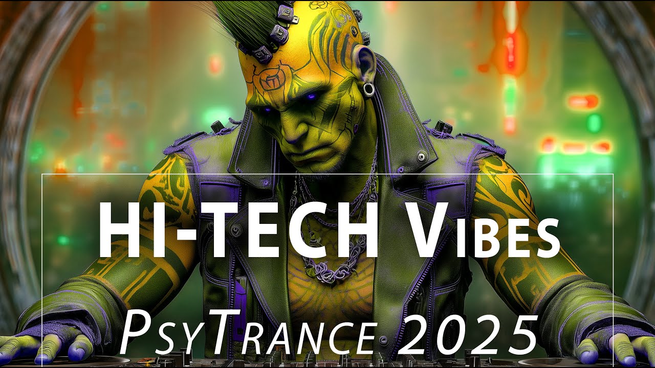 HI-TECH PSYTRANCE MIX 2025 ⚡ FULL POWER FAST DARKPSY SET (4 TRACKS)