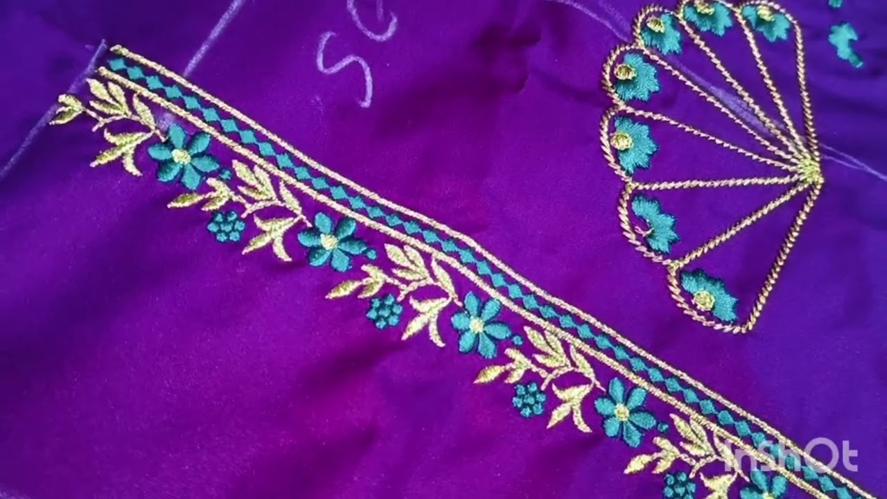 ಸಿಂಪಲ್ and ಗ್ರ್ಯಾಂಡ್ embroidery design//ಅಲ್ embroidery ಡಿಸೈನ್ ಕಂಪ್ಲೀಟ್ available 
