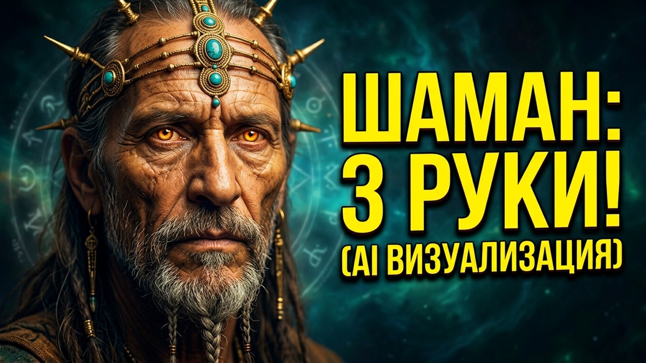Что видит ИИ в песне У шамана три руки | Мистическая визуализация Пикника нейросетью  #РусскийРок