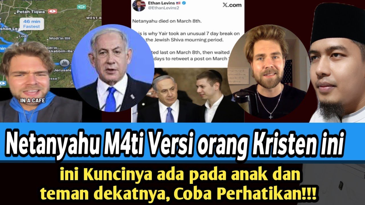 Finish! Netanyahu Menurut Orang Kristen ini sudah M4t1 kuncinya ada pada anaknya!!! Lihat analisanya