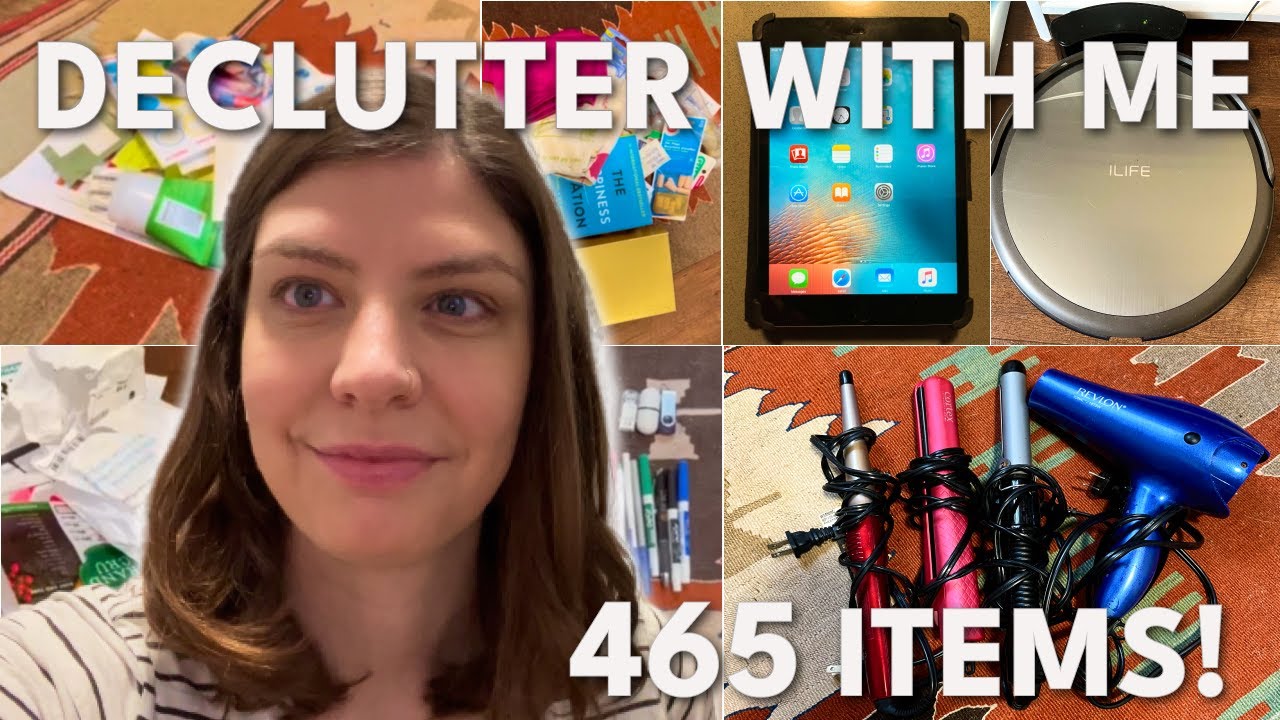 Getting rid of 465 items in 30 days  | HUGE 30-DAY declutter challenge