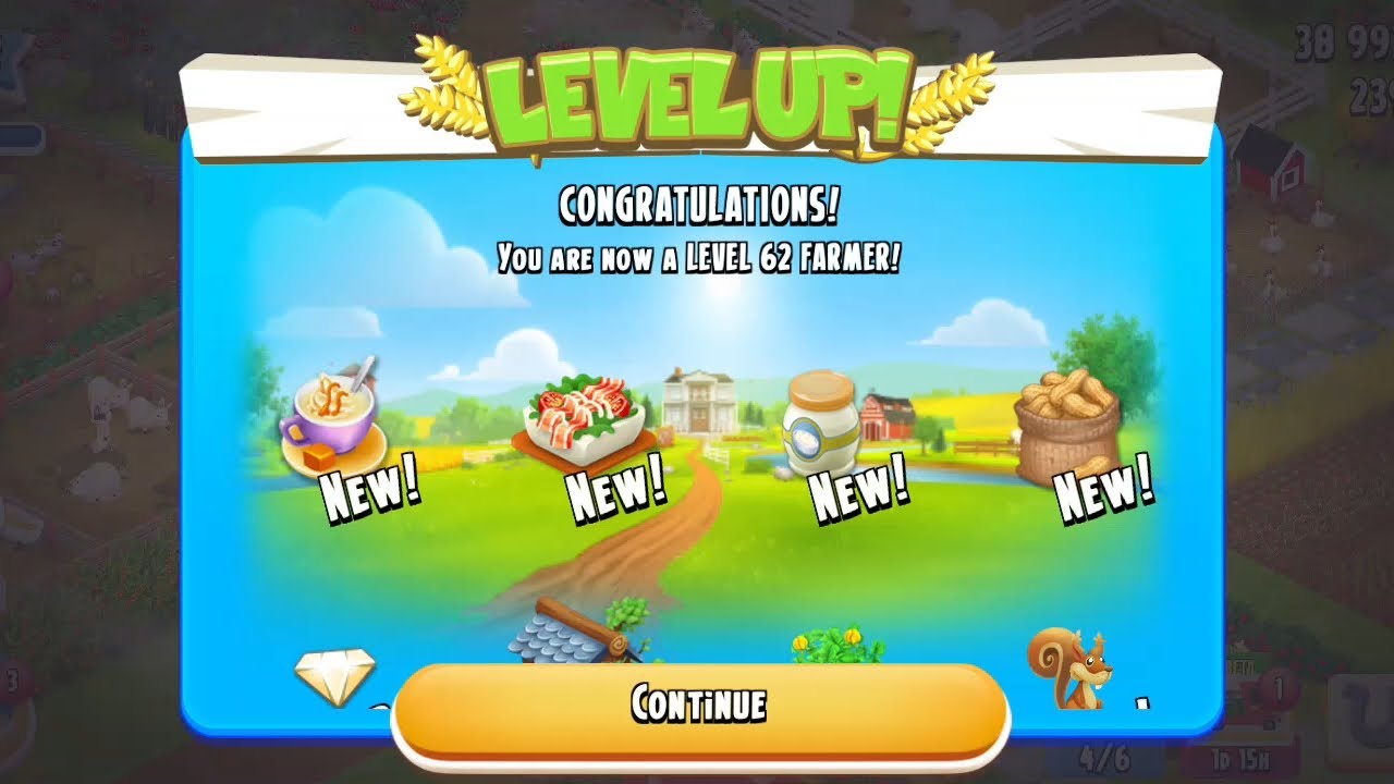 Hayday level up 62 | Hayday gameplay