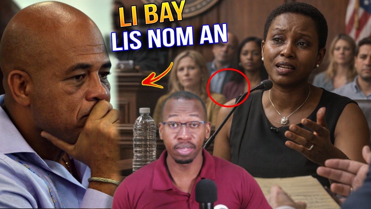 Verite a Pete : Martine Lage Nom  asasen Jovenel Yo  Martelly Tranble !