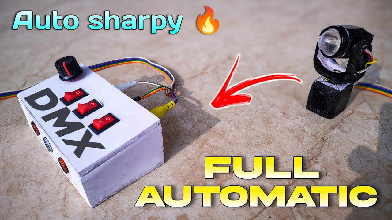 How To Make Sharpy Light DMX Controller | Sharpy Light DMX Controller Kaise Banaye | DMX Controller