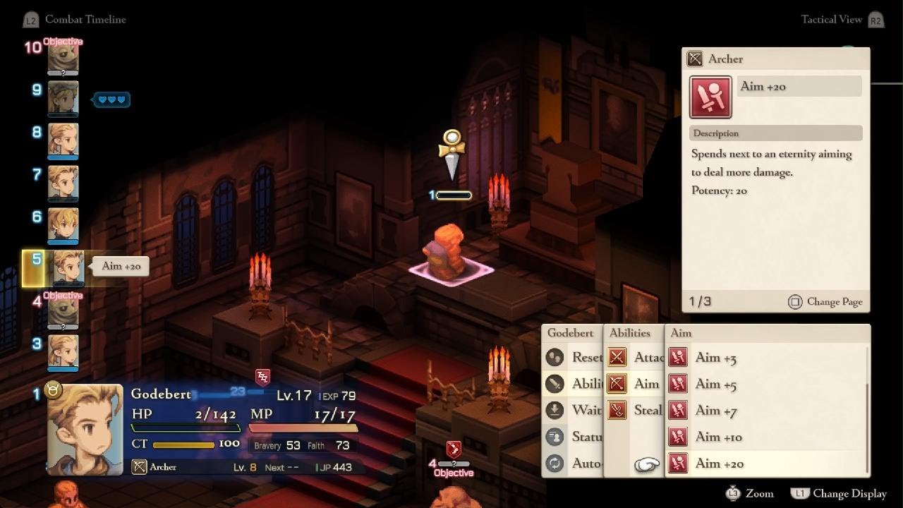 FINAL FANTASY TACTICS - Cuchulainn boss fight