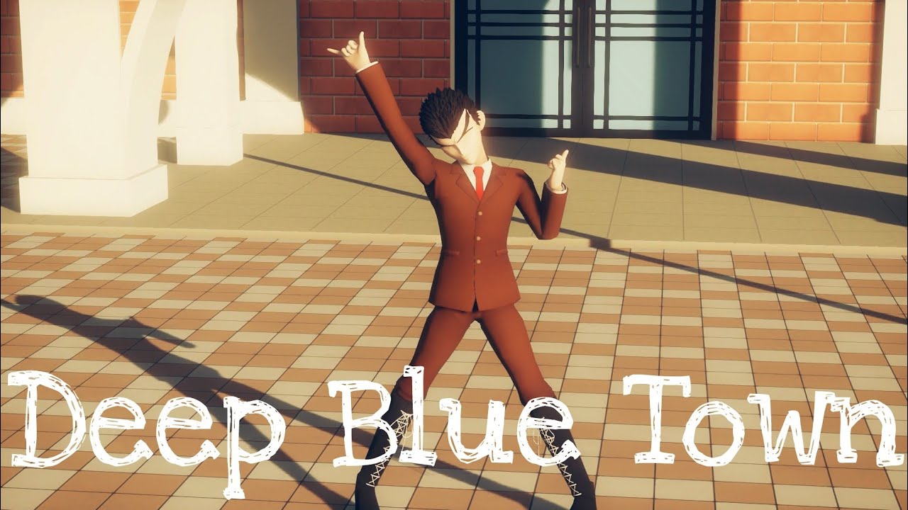 Danganronpa MMD|Deep Blue Town|Kiyotaka Ishimaru|30fps&Raycast1.5.2|1080p|Credit in description