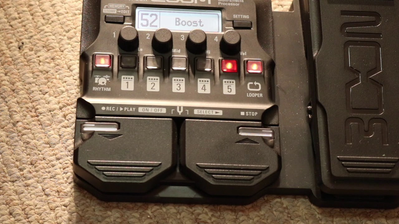 Zoom G1X Four Demonstration Part 2