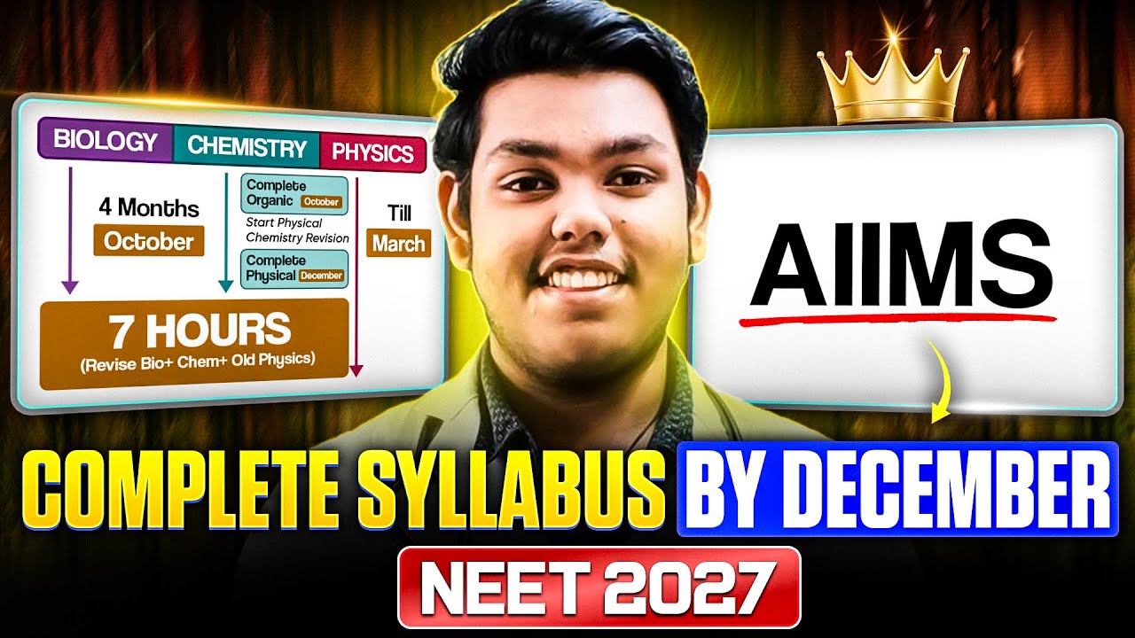 Score 680+ in NEET 2027: Ultimate 10-Month AIIMS Roadmap 🔥