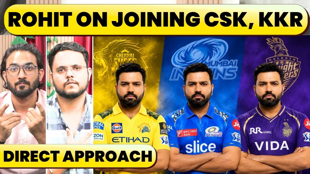 🔴THIS IS WHY MUMBAI INDIANS FANS RESPECT ROHIT SHARMA. NO NONSENSE ANSWER ON JOINING CSK, KKR