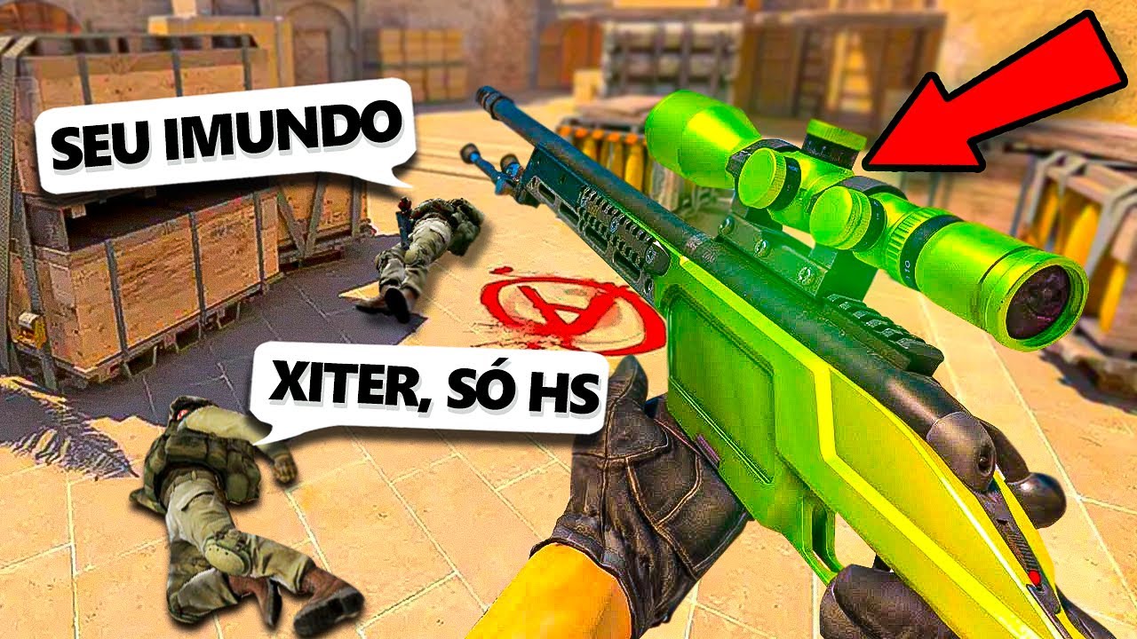 Fingi ser HACKER só de SSG 08 no CS 2 e TODOS choraram!