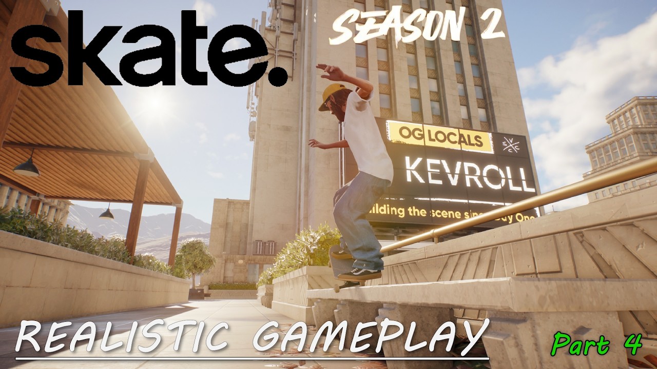 Realistic Skate 4 raw gameplay - Season 2 Pt. 4