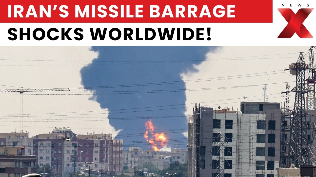 Shocking visuals: Chaos spreads as Iran retaliates against US and Israel strikes | NewsX