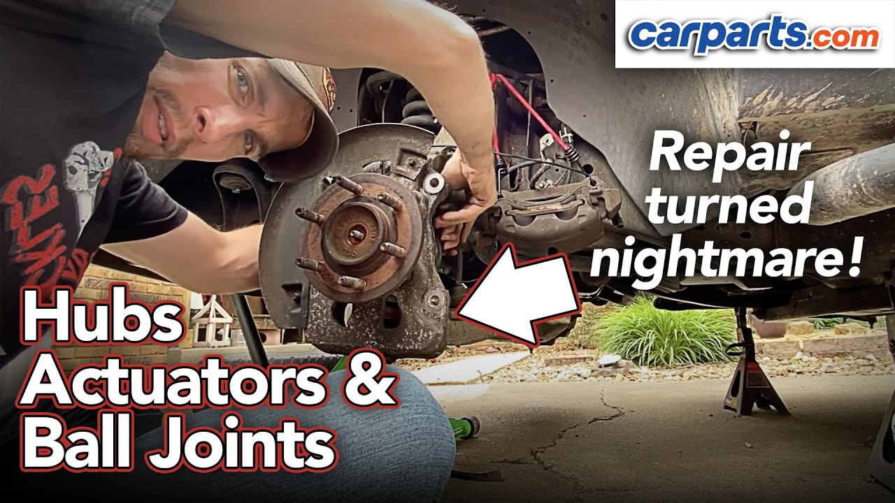 Ford Expedition 4WD hub actuator, wheel hub and lower ball joint replacement - CarParts.com