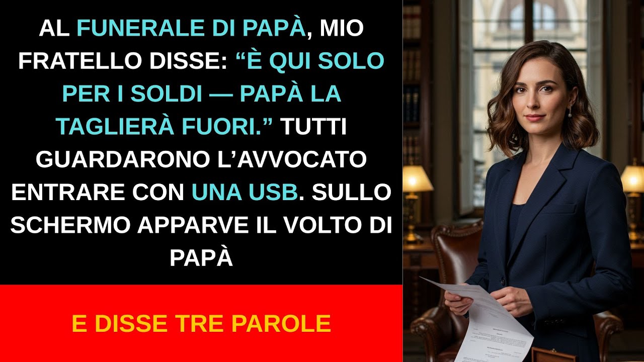 Miei fratelli e mia sorella mi hanno umiliata all’eredità di papà... finché l’avvocato non parlò
