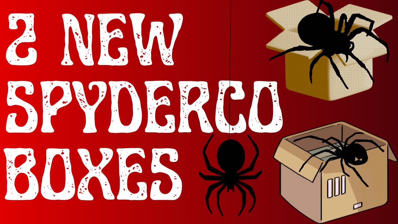 2 новых ящика Spyderco!