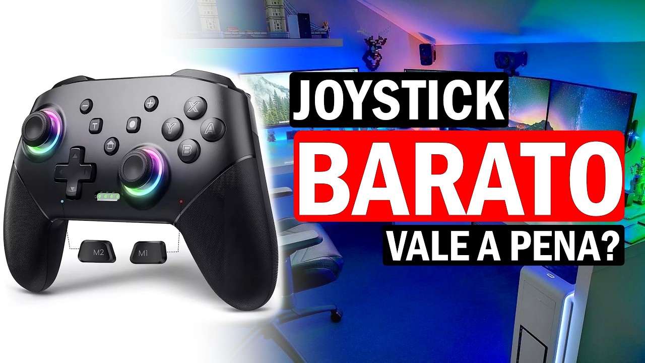 CONTROLE CUSTO BENEFICIO PARA 2025 - JOYSTICK GAMEPAD DATA FROG VALE A PENA?