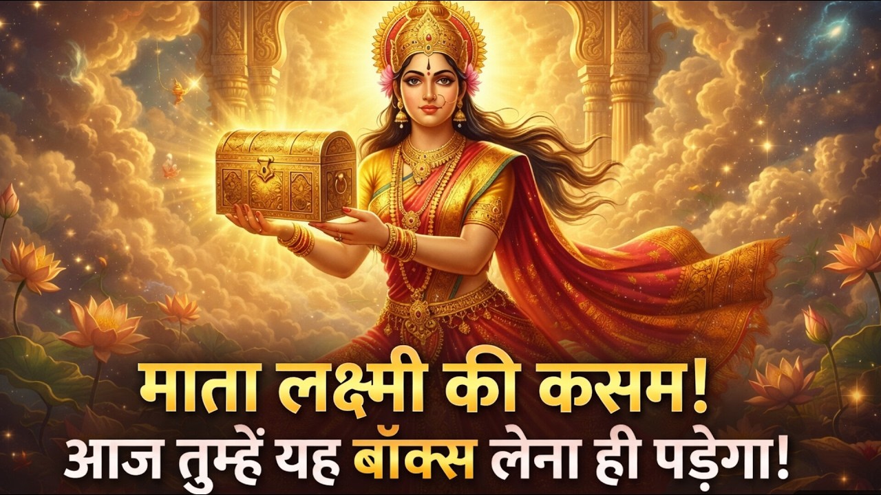 आज तुम्हें यह सोने का बॉक्स लेना ही पड़ेगा तुम्हे मेरी कसम..🌺maa Laxmi ka sandesh 🌺