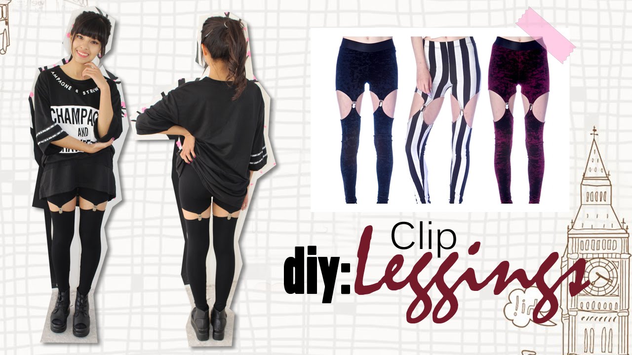 DIY: Clip Leggings | ROPA HARAJUKU | AKARI BEAUTY