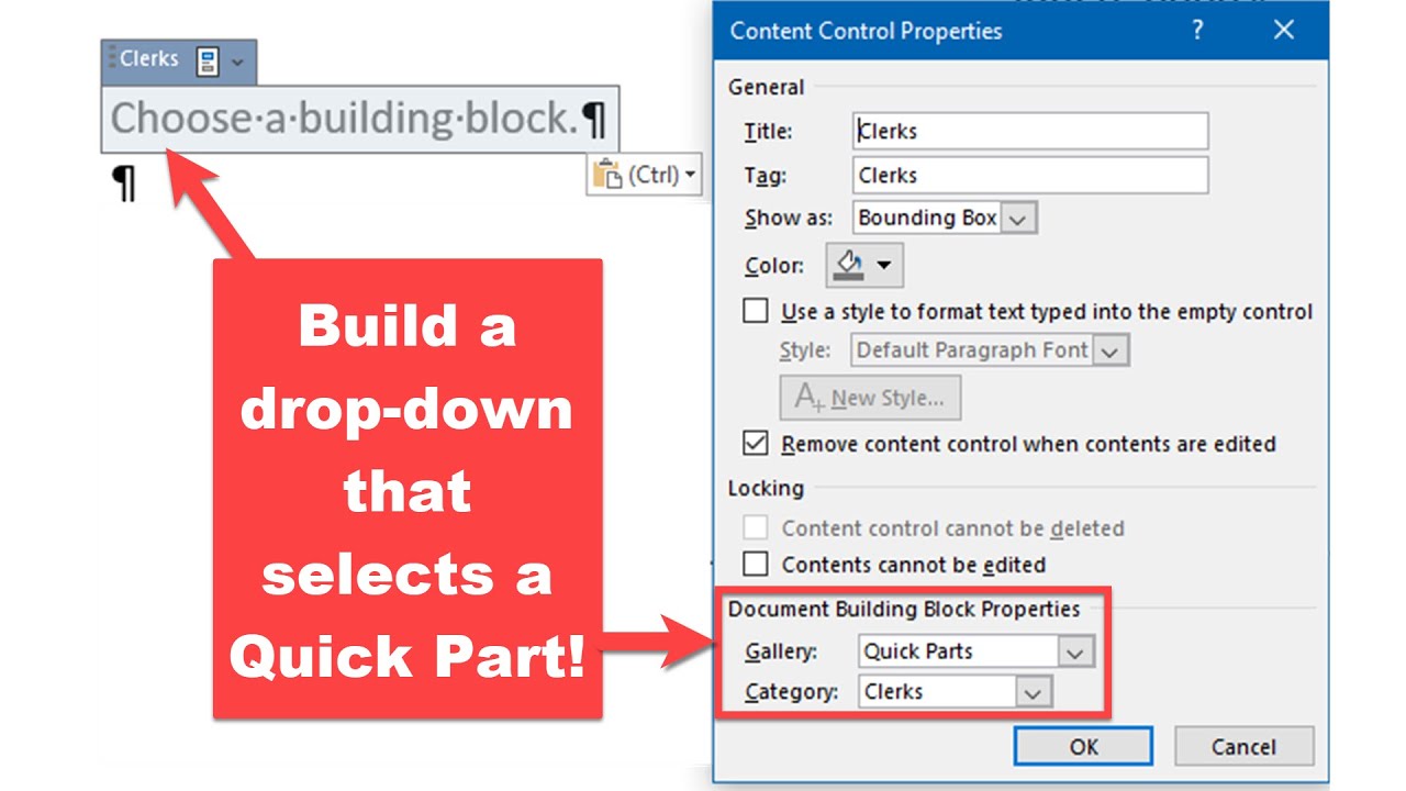 Quick Parts vs AutoText: When is one a better choice?