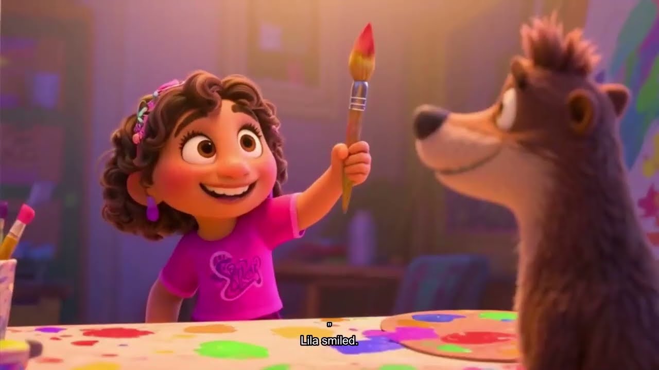 Lila and the Talking Paintbrush | Magical Children's Story | Bedtime Story for Kids