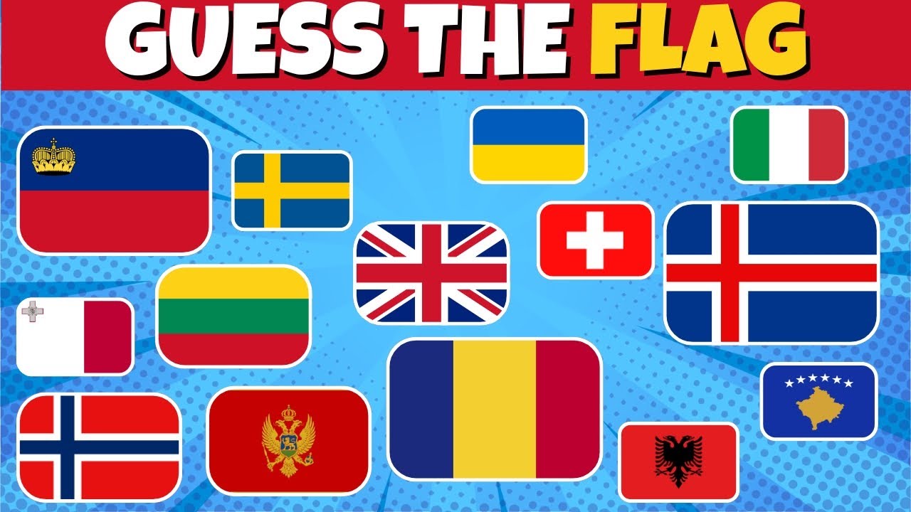 Guess the Flag: Europe Edition 🌍 Flags Quiz + Facts