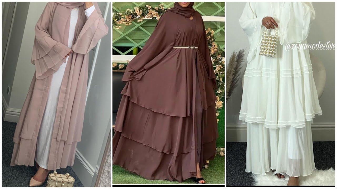 How to cut THE THREE LAYERED ABAYA IN DETAILS/ DOS AND DON’TS #abayadesign #modestfashion #muslimah