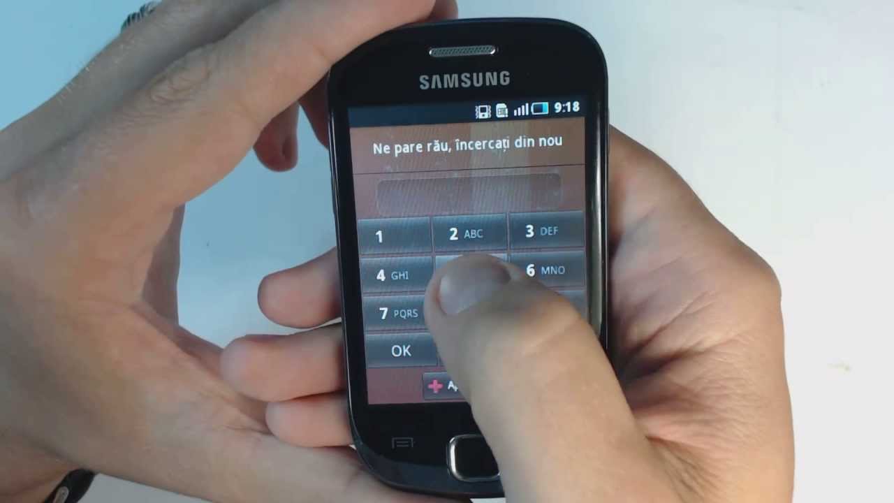 Samsung Galaxy Fit S5670 - How to reset - Como restablecer datos de fabrica