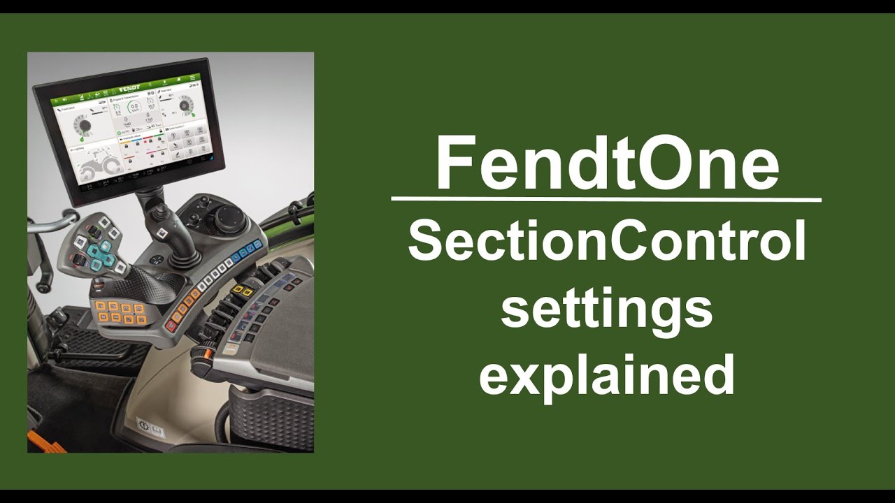FendtOne SectionControl