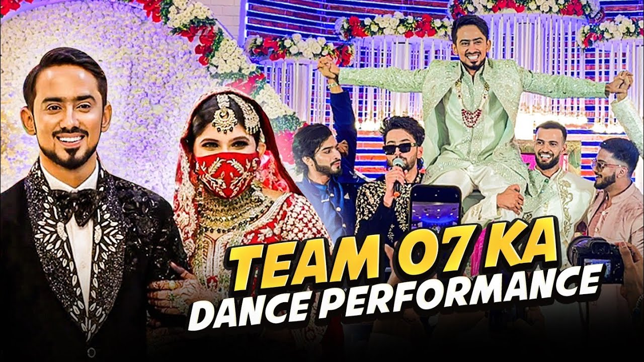ADNAAN KI SHADI MAIN TEAM 07 KA DANCE PERFORMANCE | SHADAN FAROOQUI VLOG