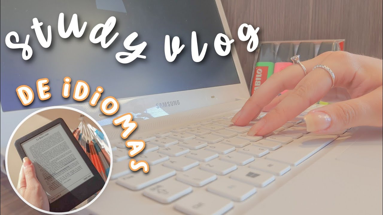 primeiro study vlog de idiomas de 2022 📚✨