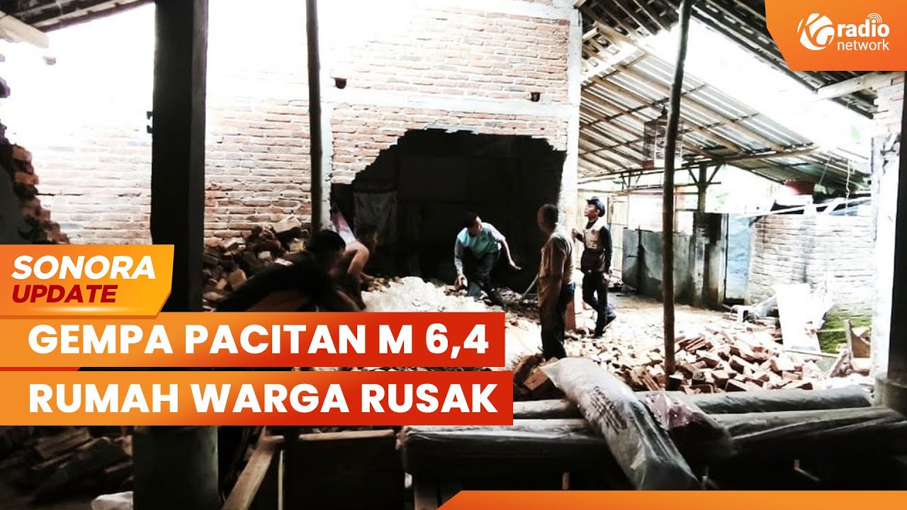 Gempa Pacitan M 6,4 Terasa hingga Yogyakarta, Rumah Warga Rusak Ringan | SONORA UPDATE