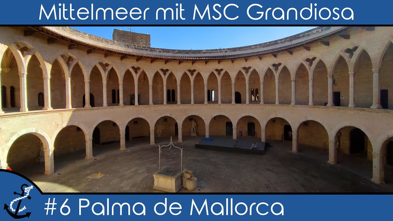 Mittelmeer mit MSC Grandiosa - #6 Palma de Mallorca (auf eigene Faust) - Kreuzfahrt-Vlog 2022 4K UHD